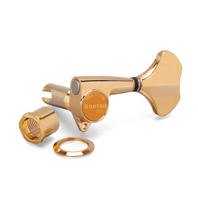 Gotoh GB350 Ladiaca Mechanika Pre Basgitaru Ľavá Strana Zlatá